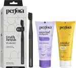 Perfora Electric Toothbrush 001 & Awake & Unwind Toothpaste Combo | Sonic & Automatic Smart Power Toothbrush For Dental Hygiene | Vitamin Enriched Toothpaste For Complete Oral Care | Set of 3 | Charcoal Grey