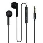 Portronics Conch Theta A in Ear 3.5mm Wired Earphones with In Line HD Mic, Powerful Audio, 14.2mm Dynamic Driver, Unique Earbuds Design, TPE Anti Tangle Wire,In line Controls,Wide Compatibility(Black)