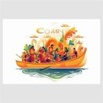 SAF kerela Traditional Festival Onam Wall Poster For Home decoration ONAM-18