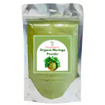 Marvell Exports Premium Organic Moringa Powder 200 grams ll Drumstick Leaves Powder - Natures Green Superfood Pack Of 2 (100 grams x 2)