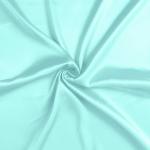 DZY Plain Silky Satin Dress Fabric Material(Aqua Blue,44