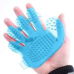 MAPPERZ Pet Grooming And Bathing Silicon Glove,Gentle Deshedding Brush Glove Hair Remover Brush for Long and Short Hair Dogs, Cats & Horses Brushes Efficient Pets Hair Remover, Random Color, Pack Of 1