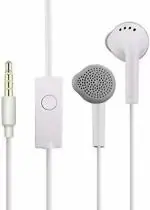 Deep Bass Wired Original On-Ear Stereo 3.5mm Jack Headphones Compatible for Samsung Smart Phones Wired Headset (White)