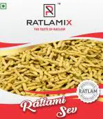 Ratlamix Namkeen| Ratlami Sev| Crispy and Spicy| 400gms| Pack of 2