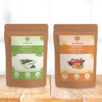 Healing Neem-Tulsi Pack + Nourishing Mix Fruit Pack: Herbal Skin Care Set