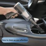 Lumber home and kitchen Car Vacuum Cleaner with Blower | USB Rechargeable Wireless Handheld Car Vacuum Cleaner 2 in 1 Car Vacuum Cleaner Handheld Mini Super Suction and Car Dry Vacuum Cleaner for Cleaning Car, Bike and Homes,