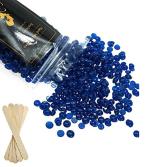 JINPRI Hard Wax Beads for Hair Removal Our Strongest Blue Bikini Babe for Brazilian, Underarms, Back and Chest. Large Refill Pearl Beads for Wax Warmers(Chamomile)