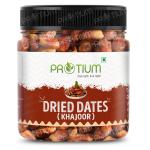 PROTIUM Premium Dry Dates Khajoor/Khajur 250g | High Dietary Fiber | High Energy | Immunity Booster
