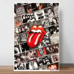 RAINFIRE CREATION Rolling Stones Poster for Home Office and Student Room Wall Decor | 12x18 Multcolor RFCP-41 Paper Print (18 inch X 12 inch)