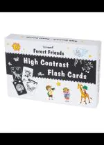 Gurukanth High Contrast Flash Cards for New Born Baby - Black & White | Infant Babies Flash Cards