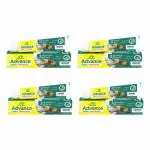 Jagat Devsutra Dr. Trusted Ayurvedic Herbal Advanced Toothpaste for Teeth Whitening - 100% Natural Formula with 32 Ayurvedic Herbs, No Fluoride & Artificial Colours - Pack of 4 (125g x 4)