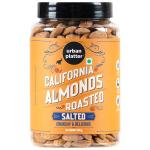 Urban Platter Roasted & Lightly Salted California Almonds, 500g