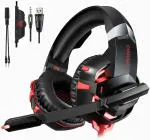 ONIKUMA K2 Pro Wired Gaming Headset with Stereo Surround Sound, Boom Mic & 3.5 mm Adapter, Compatible for Mobiles, PC, Laptop, Tablets, PS4, PS5 and Xbox Consoles.