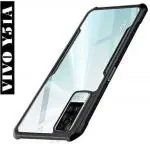 XOVO Back Cover for Vivo Y31, Vivo Y51A, VIVO Y57 (Transparent, Dual Protection, Pack of 1)