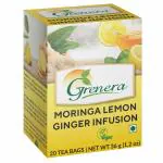 Grenera Moringa Lemon Ginger Infusion Tea 20 Bags