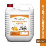 CMD HOME CARE Dishwash Liquid with Green Lemon for oil & washes off Kitchen Utensil Cleaner Dish Cleaning Gel (Green Lemon, 5 L)