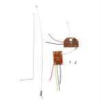Super Debug 2CH RC Remote Control 27MHz Circuit PCB Transmitter and Receiver Board Radio System with Antenna Set SDW0028
