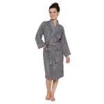 Mush Unisex Grey Pure Bamboo Bathrobe - S to M