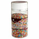 BLOSSOM Edible Rainbow Sprinkle Balls for Cake Decoration and Toppings 250 g