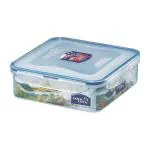 Lock & Lock Classics Transparent Square Plastic Food Storage Container 1.6 L