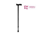AARAV CARE Walking Stick for Men and Women Old Age Light Weight Walking Cane Height Adjustable Black.