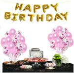 FANEX Solid Latex Happy Birthday Letter Balloon Set (Pack of 33)