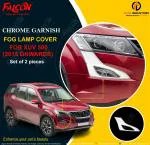 FALCON CAR FOG LAMP COVER/GARNISH CHROME FOR XUV 500 2015 ONWARDS