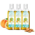 Mateo Massage Oil Mom’s Magical Meet | Nourishing Baby Massage Oil with Apricot, Wheat Germ, Sesame, and Almond Oil | Dermatologically Tested | 100% Natural & Stronger Skin Barrier 100ml (Pack of 3)