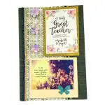 Natal Crafts Handmade Happy Birthday Greeting Card - for Teacher/Principal - Customize it with a message and a photo (Teacher's Birthday)