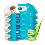 Mee Mee Baby Gentle Wet Wipes with Lemon extracts |72 pcs| Pack of 5