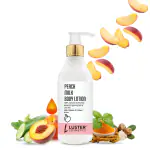 Luster Cosmetics Peach Body Lotion | Repairs Dry Skin | Natural Moisturizer - 300ml