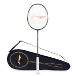 Li-Ning Men And Women Black, Orange Carbon Fibre G-Force X5 Badminton Racket With Full Cover (One Size)