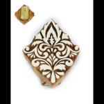AN HANDICRAFT Wooden Printing Stamp (Size: 4 x 3.5 inches) Wooden Printing Blocks | Printing Block for Fabrics | Block Printing Stamp USE: This Product Print on Fabrics, Paper etc