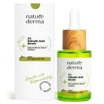 Nature Derma 2% Salicylic Acid Serum with Natural Biome-Boost For Acne, Blackheads & Open Pores Soothes and Strengthens Skin 30ml Dermatologically Tested