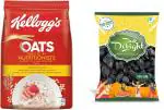 Kellogg's Oats | Rolled Oats | 400g Pack + Black Raisins 100g | 500g