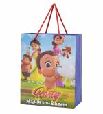 PPJ HAPPY BIRTHDAY (CARTOON MIGHTY BHEEM THEME) PARTY (30 Pcs.) PAPER CARRY BAG, 10 Inch X 8 Inch X 4 Inch RETURN GIFT/HAPPY BIRTHDAY/RETURN GIFTS/GIFTS/GIFT BAGS/GIFT COVERS (Pack of 30)