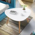 LLUXREEM Engineered Wood Foldable Table: Office Table,Bed Table,Bed Side Table For Bedroom,Center Table For Living Room,Folding Table,Side Table For Living Room,Tea Table For Living Room (White-P)