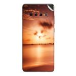 GADGETSWRAP Printed Vinyl Skin Sticker for Samsung Galaxy S10 Plus - Red Sunset