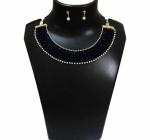 JAYA VISION ENTERPRISES Blue Crystal beaded with Pearl Beautiful Choker