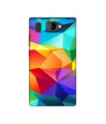 Casotec Colorfull Pattern Design Printed Silicon Soft TPU Back Case Cover for Panasonic P66 Mega