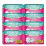Smilepad Anion air Sanitary Pads for Women - Cottony, Flexi Wings, XXL Pack of 8 (80 Pads)