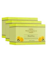 Khadi Nutriment Marigold Soap Handmade Herbal Soap with Essential Oil Removes Skin Impurities Freshing Refreshing Skin Cleans Dirt and Excess Oil 125 gm Soaps for Men and Women (Pack Of 3)