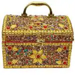 santarms Rectangular Multicolor Wood Jewellery Makeup Vanity Box