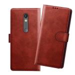 HANIRY Flip cover For Moto X Play flip cover / XT1562 flip cover / XT1563, XT1564 flip cover / Brown