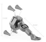 Tech Gear waterproof bike phone mount holder(black)