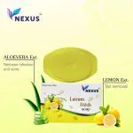 NEXUS Lemon Fresh Soap Enriched with 100% Natural Lemon Extract (100*4PCS IN 3 PACK)
