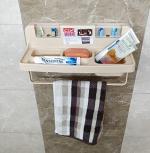 CSM Bathroom Shelf Bathroom Stand Towel Stand - All in 1