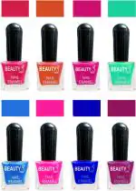 OUR Beauty Multicolor Quick Dry Long Lasting Hd Colors Nail Polish Set 2Feb22, 64 ml (Set Of 8)