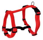 Petshop7 Nylon Red H Dog Harness M 20-30 Inch Girth