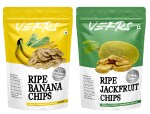 VEFRS Combo of Banana Chips -80GM-Ripe Jackfruit Chips-50GM-C2-PACK OF 10